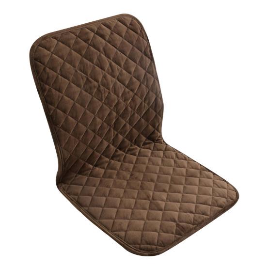 Plush Seat Cushion with Adjustable Design Soft Comfortable Chair Pad Removable Foldable Backrest Cushion