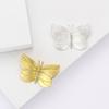 Delicate Alloy Electroplated Matte Butterfly Brooch Fashion High-End Women'S Suit Cardigan Corsage Jewelry Pin