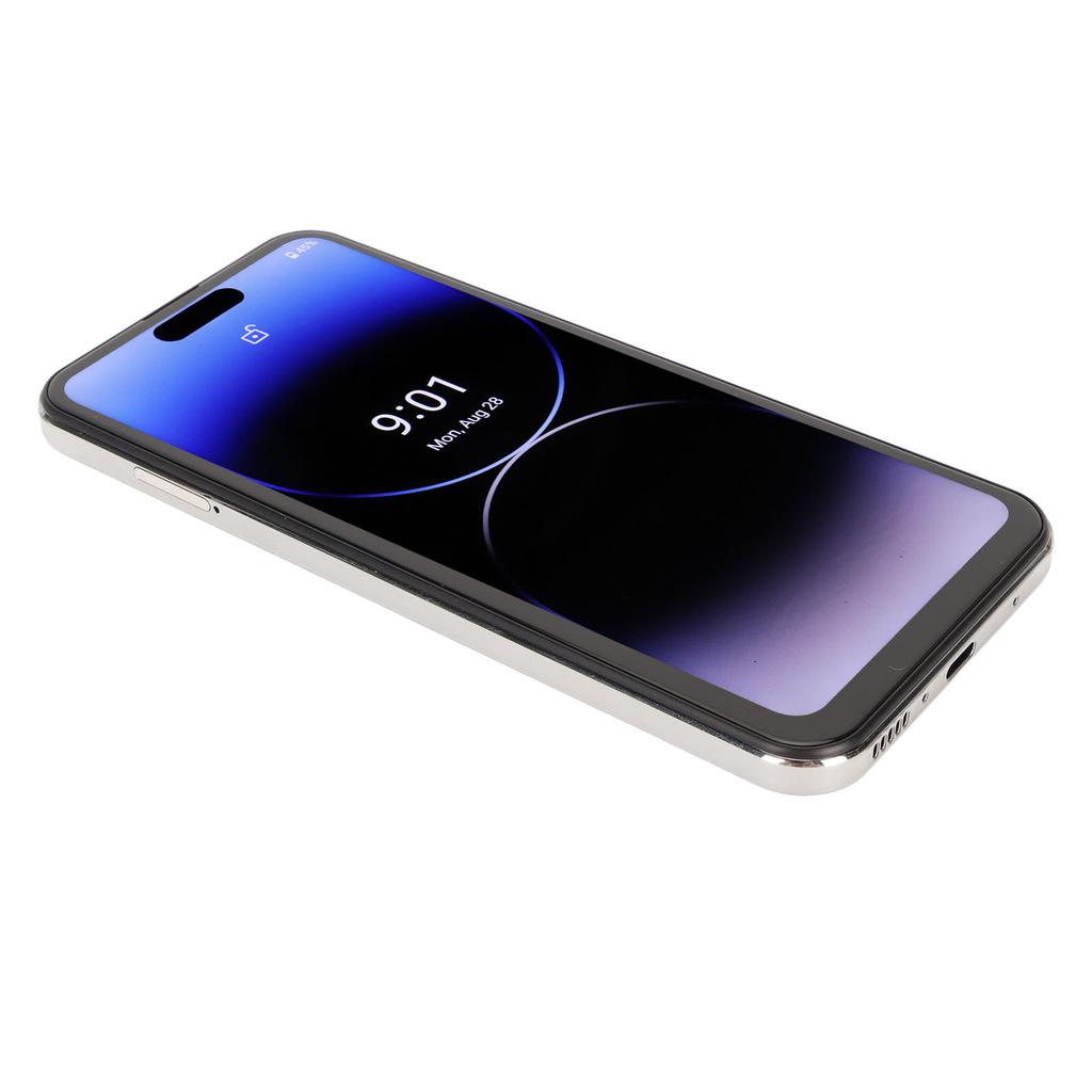 Разблокированный мобильный телефон 4G 6,7-дюймовый HD-экран-капсула 8 ГБ ОЗУ 256 ГБ ПЗУ 16 МП фронтальная 32 МП задняя камера Распознавание лица