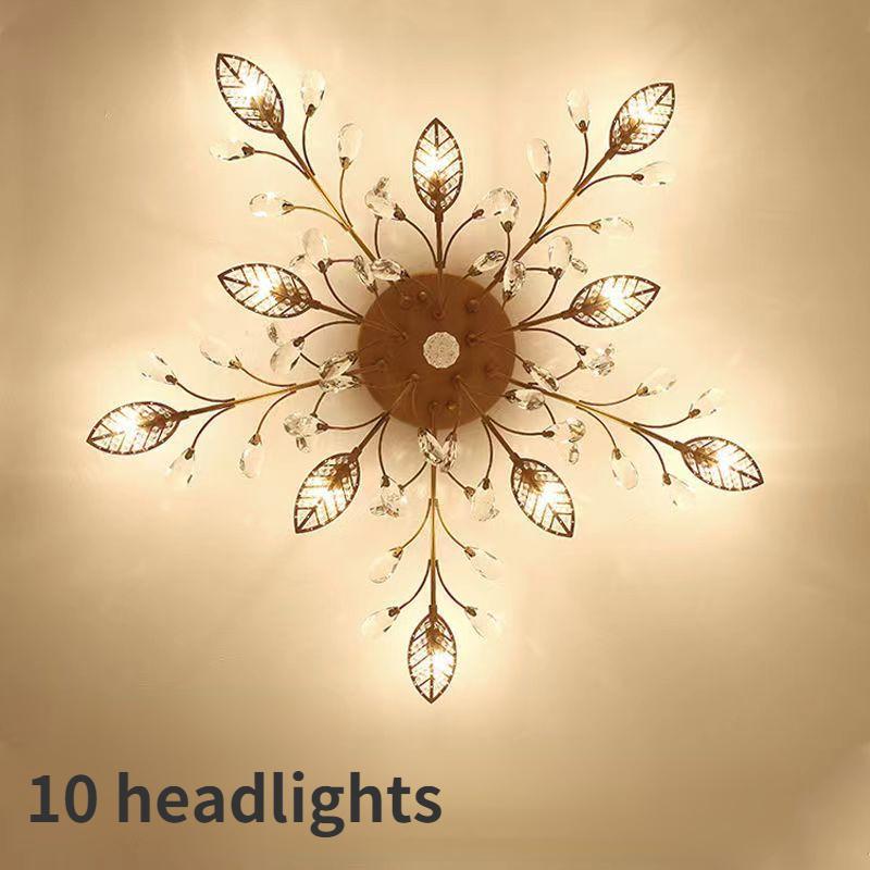 Современная хрустальная потолочная люстра, люстры для внутреннего освещения, хрустальный блеск для гостиной, спальни, кухни, светодиодные светильники