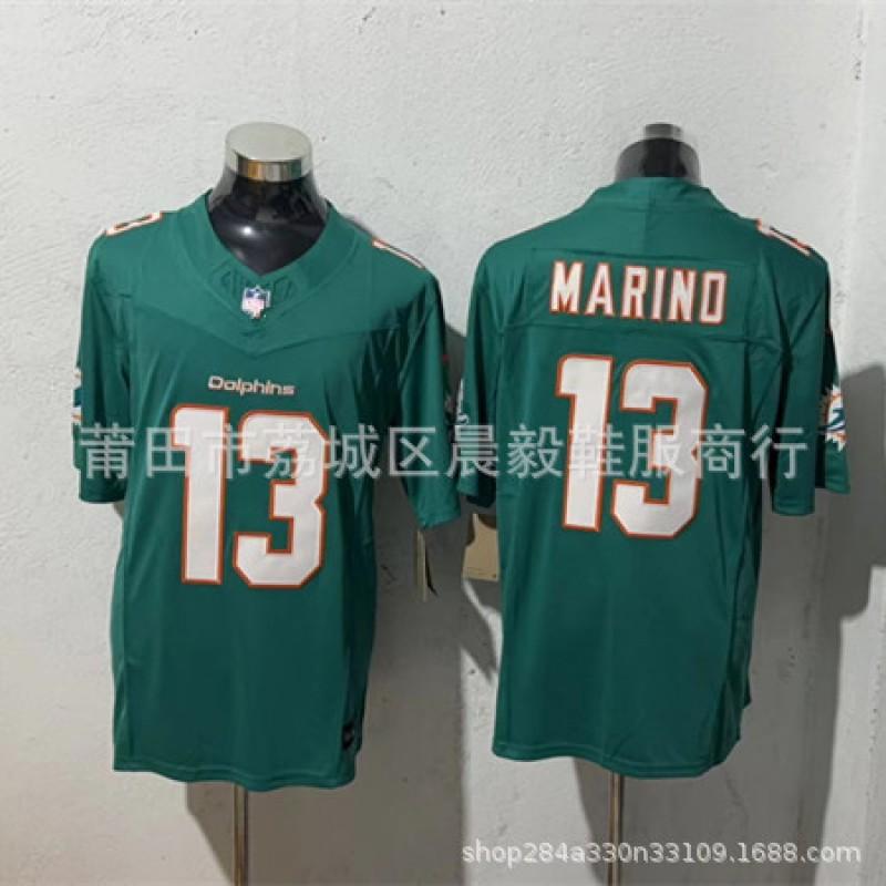 Miami Dolphins NFL Football Jersey 10 Tyreek Hill Embroidered Team Uniform Men Women Adult Cotton Blend Sportswear