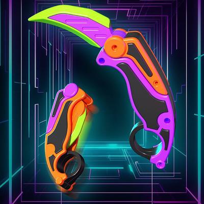 3D-печатная игрушка «Гравитационный коготь», складной нож-коготь редиса, игрушка-пуш-карта, забавная игрушка для снятия стресса, для рук