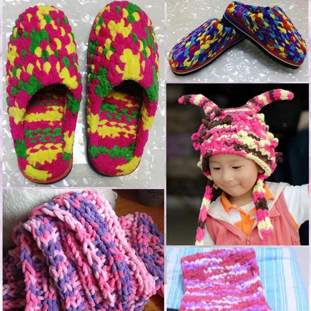 100g Acrylic Yarn Soft Braided Yarn Handmade Wool Crochet Yarn