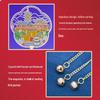 Нанкинская достопримечательность Веерная металлическая закладка - Культурный сувенир Восточные ворота Фуцзымяо