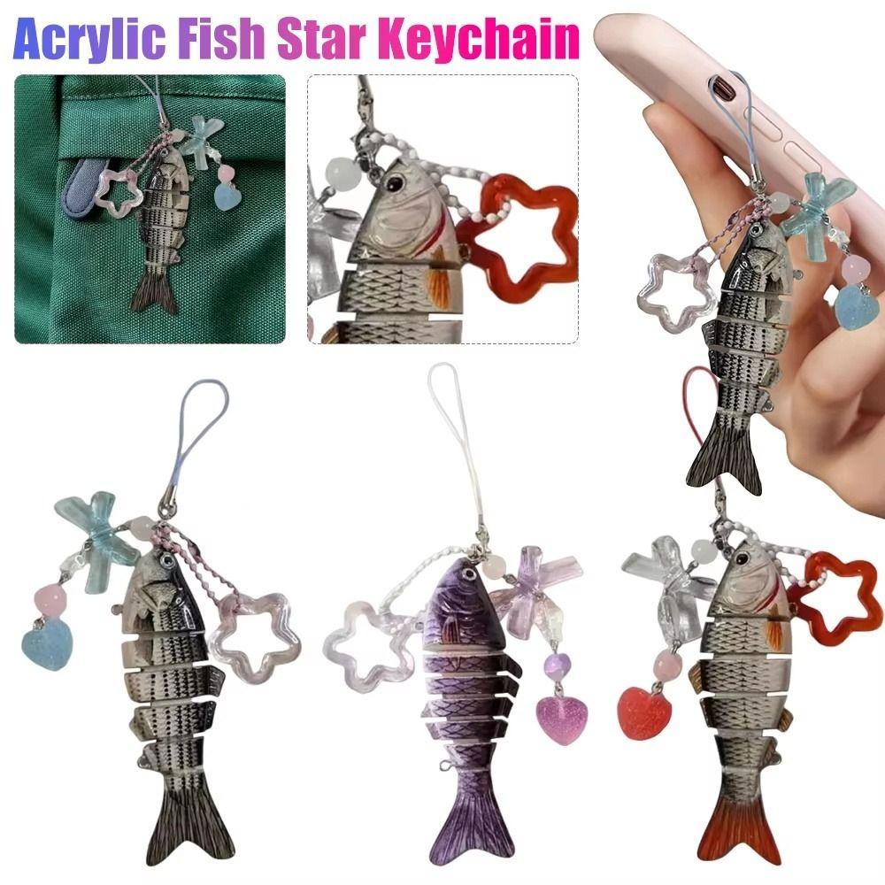 Подвеска для телефона Рыба Звезда Подвеска Имитация Рыбы Шнурок для телефона Ювелирные аксессуары