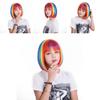 Cosplay Short Rainbow Wig For Festival