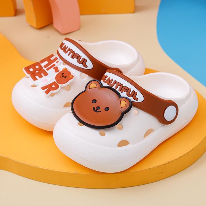 Summer children's indoor non-slip sandals for babies, toddlers, boys, girls, and middle-aged children, clogs