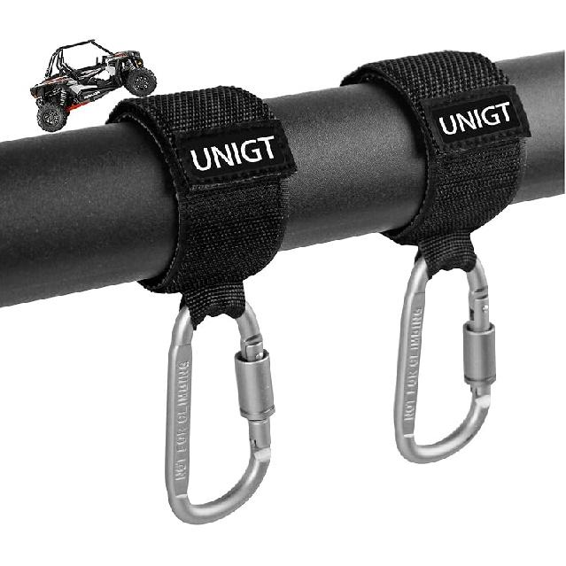 2 шт. Крючок UTV для подвешивания гарнитур, шлема и очков, многоцелевые карабины для владельца электросамоката, подходят для дуги безопасности SXS 1,5-2,0"