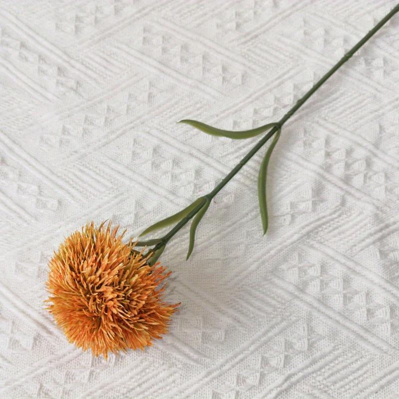 5Pcs Simulation European Plastic Single Dandelion for Outdoor Courtyard Patio Garden Lawn Decoration Wedding Bouquet Birthday