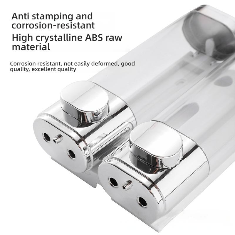 1 шт. Настенный дозатор для мыла без сверления, для ванной комнаты, шампуня, кондиционера, с насосом для душа, ручной, дозатор для жидкого мыла