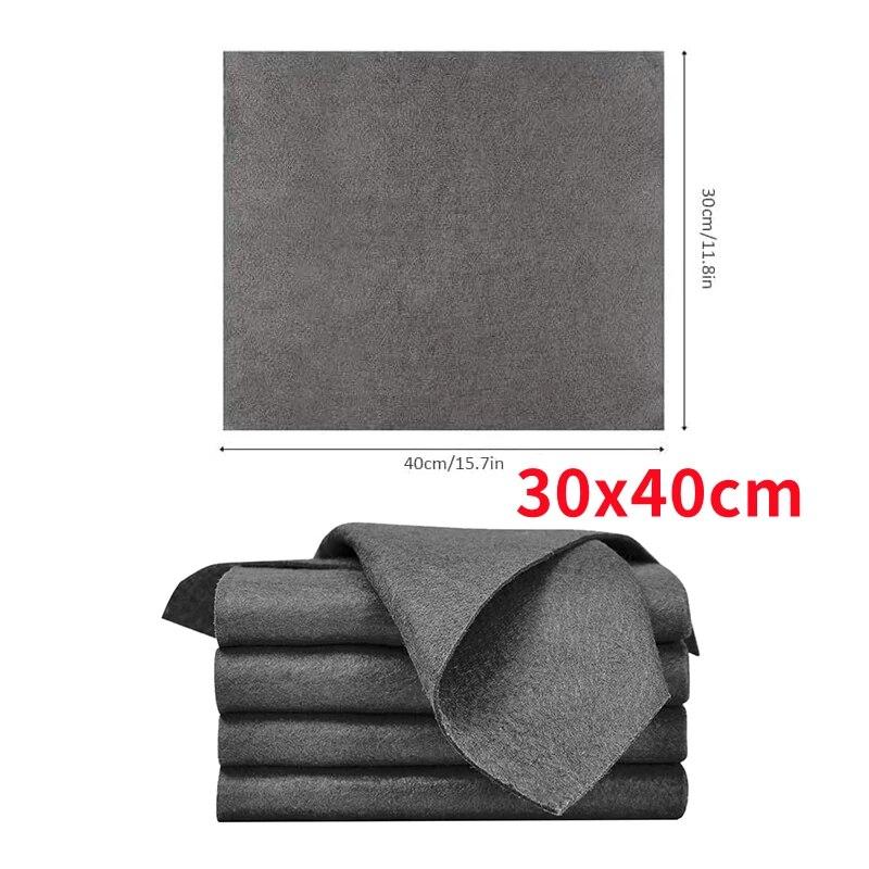 Волшебная чистящая салфетка без водяных знаков, протирка оконных стекол из ультратонких волокон, кухонное полотенце, многоразовая салфетка