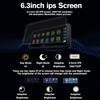 6,3-дюймовый портативный мотоциклетный ЖК-дисплей GPS пылезащитный IPX7 водонепроницаемый для беспроводного Apple CarPlay и Android Auto