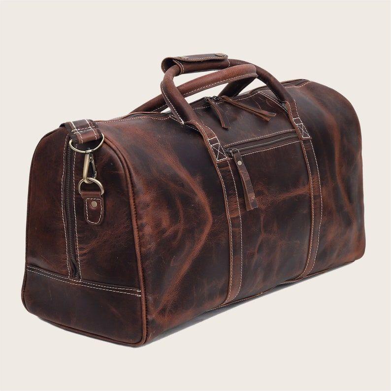 Кожаная дорожная сумка, кожаная сумка для выходных/кожаная сумка для спортзала/сумка для сна для мужчин/персонализированный рождественский подарок для него и для нее