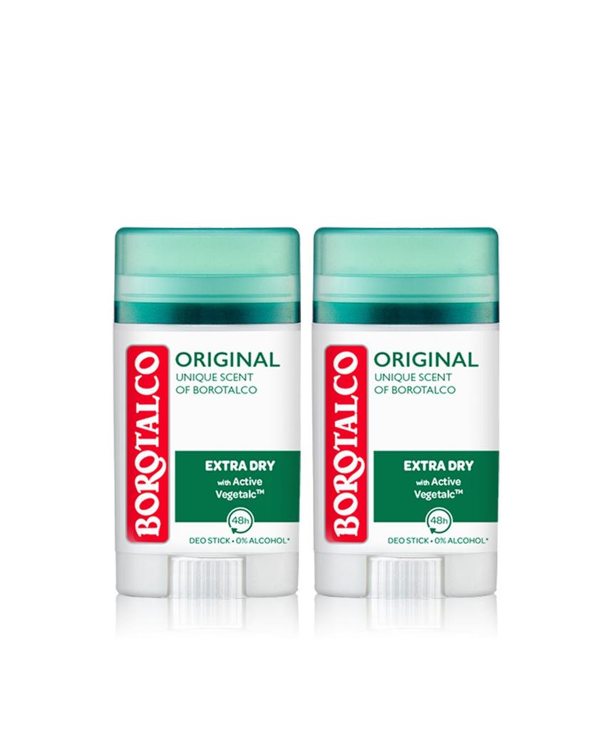Borotalco Deodorant Original Stick 40ml 2-Pack