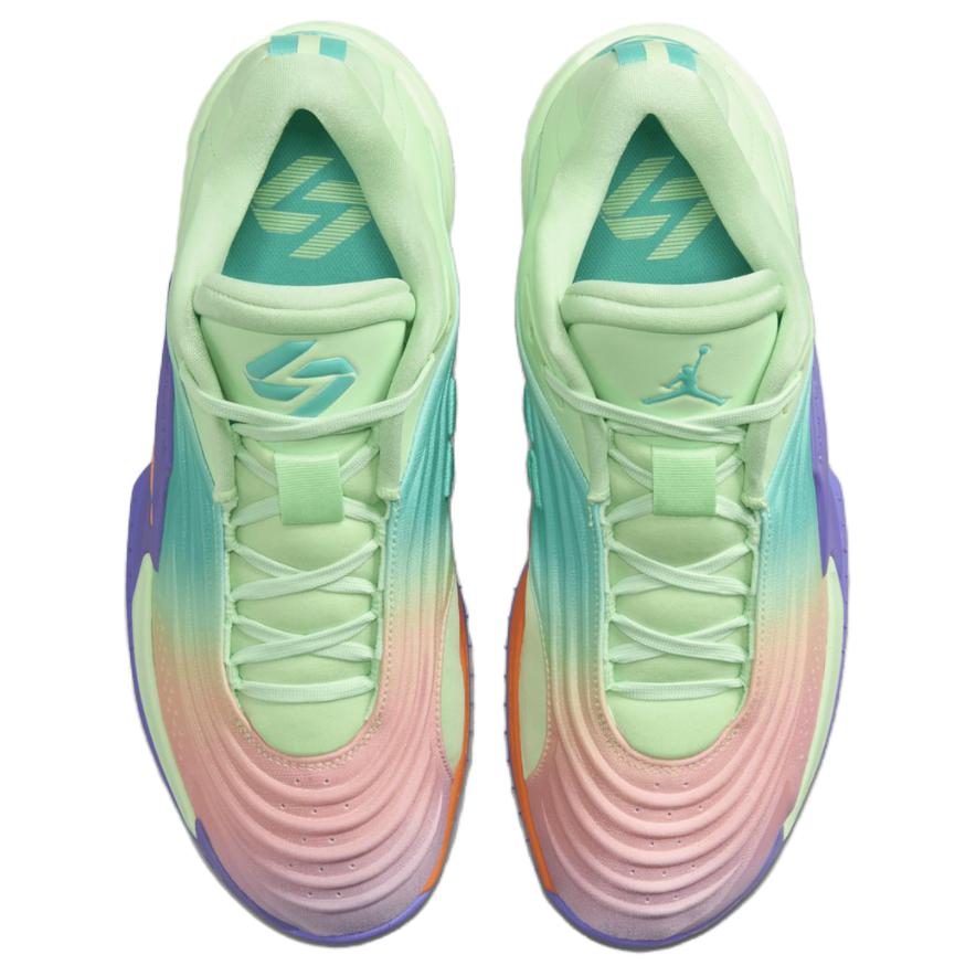 Баскетбольные кроссовки для мужчин Air Jordan Luka 3 PF Blurred Vision Зеленый Фиолетовый HQ5048-300