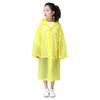 Children Raincoat Convenient Portable Drawstring Design Rainproof Long Kids Hooded Poncho Outdoor Supply