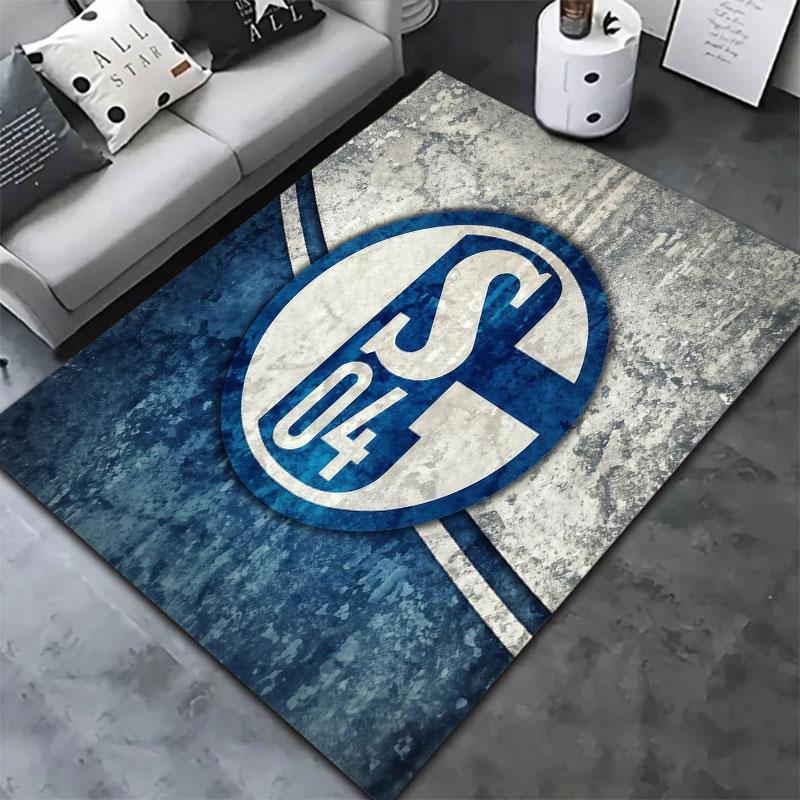 FC Schalke 04 Carpet Rug for Living Room Bedroom Home Sofa Decoration,Kids play Non-slip Floor Mat