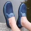 Мужские белые мокасины Slip-On серые на плоской подошве для вождения черные походные туфли ортопедические туфли ручной работы большого размера