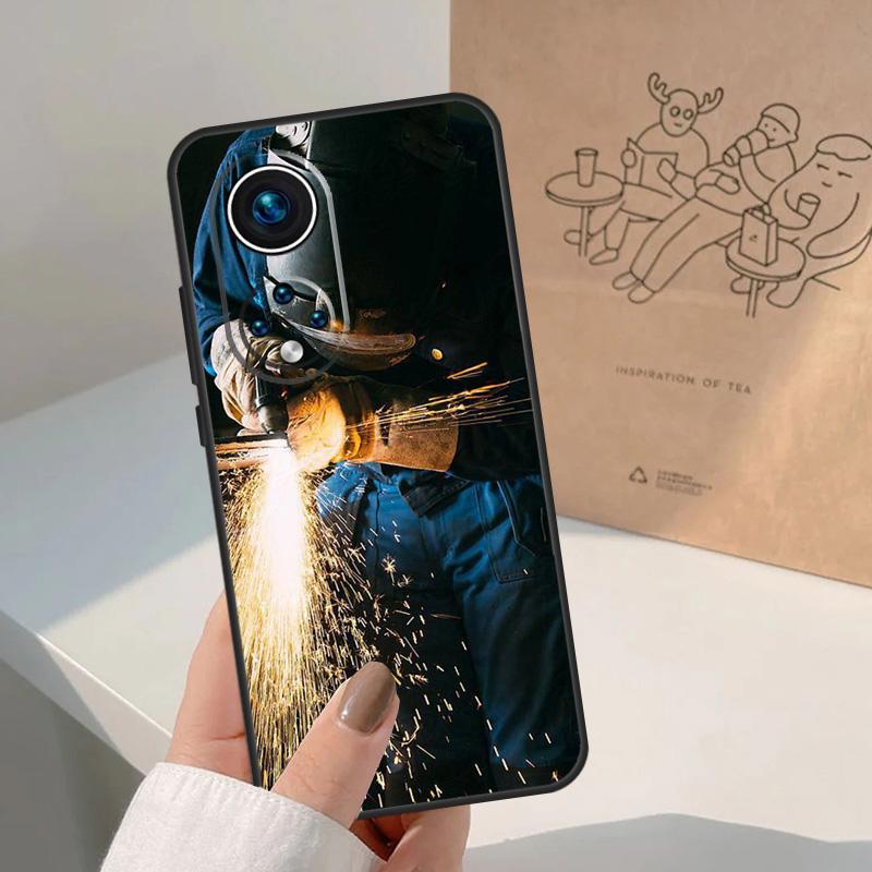 Сварщик Сварка Горячий Металл Рабочий Для Honor Magic 8 Pro 7 6 5 Lite Чехол Для Honor Win RT 200 400 50 70 90 X8b X9a X9b X9c X9d