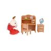 Sylvanian Family Sylvanian Chocolate Rabbit Girl & Desk (5016), Korea Popular Sylvanian Family