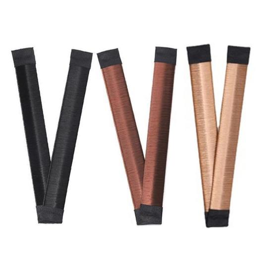 3Pcs Hair Bun Maker Hair Curler Deft Bun Twister Shaper Long Hair Easy Fast Snap Roll Tool Lazy Women Girl Hair Styling Accessories