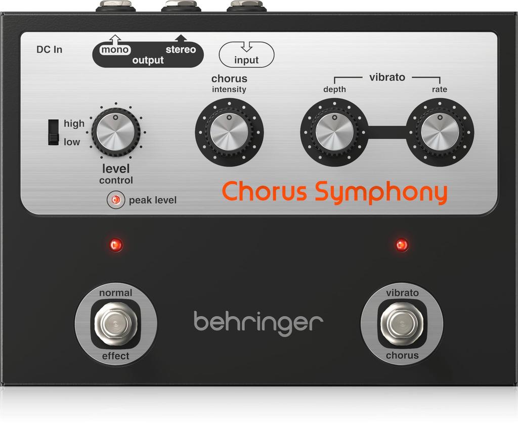 BEHRINGER CHORUS SYMPHONY Modulation Pedal (Chorus, Vibrato)
