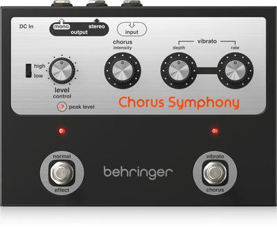 CHORUS SYMPHONY Педаль модуляции Chorus Vibrato Behringer