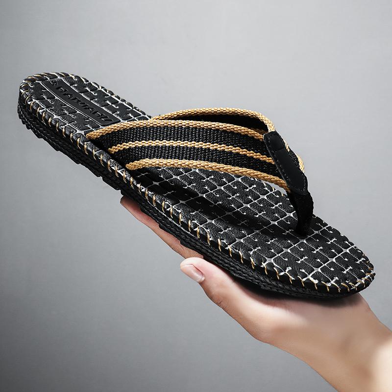 Мода 2024 Лето мужские плоские туфли модные нескользящие повседневные спортивные тапочки для дома улицы пляжа мужские сандалии шлепанцы