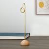 1 шт. металлический зажим для заметок с деревянной основой DIY зажим для заметок с изображением карты держатель для бумаги для декора свадебной вечеринки
