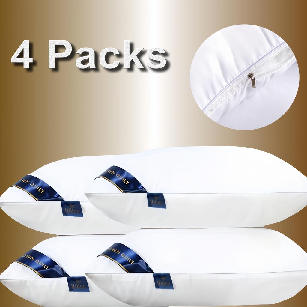 Wholesale Healthy Sleep Bed Sleeping Luxury Hotel Hilton Comfortable Leisure Pillow