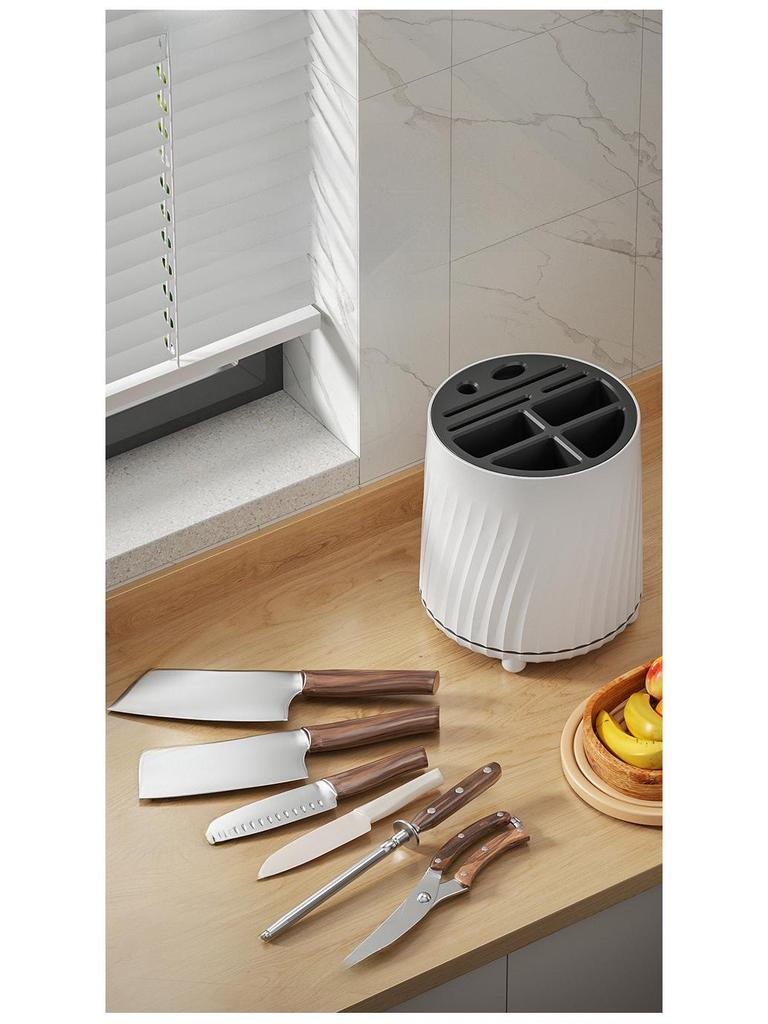 Multifunctional Rotating Knife and Utensil Organizer