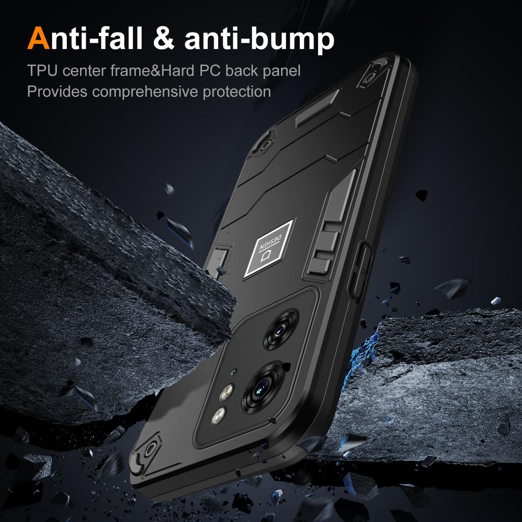 For Motorola Edge 40 5G Phone Case Rugged Hybrid Shockproof Hard PC Soft TPU Cover