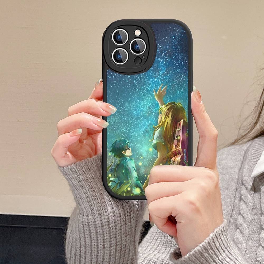 Чехол для телефона «Твоя апрельская ложь» для iPhone 16 15 14 11 12 13 Pro Max Plus Задняя кожаная крышка