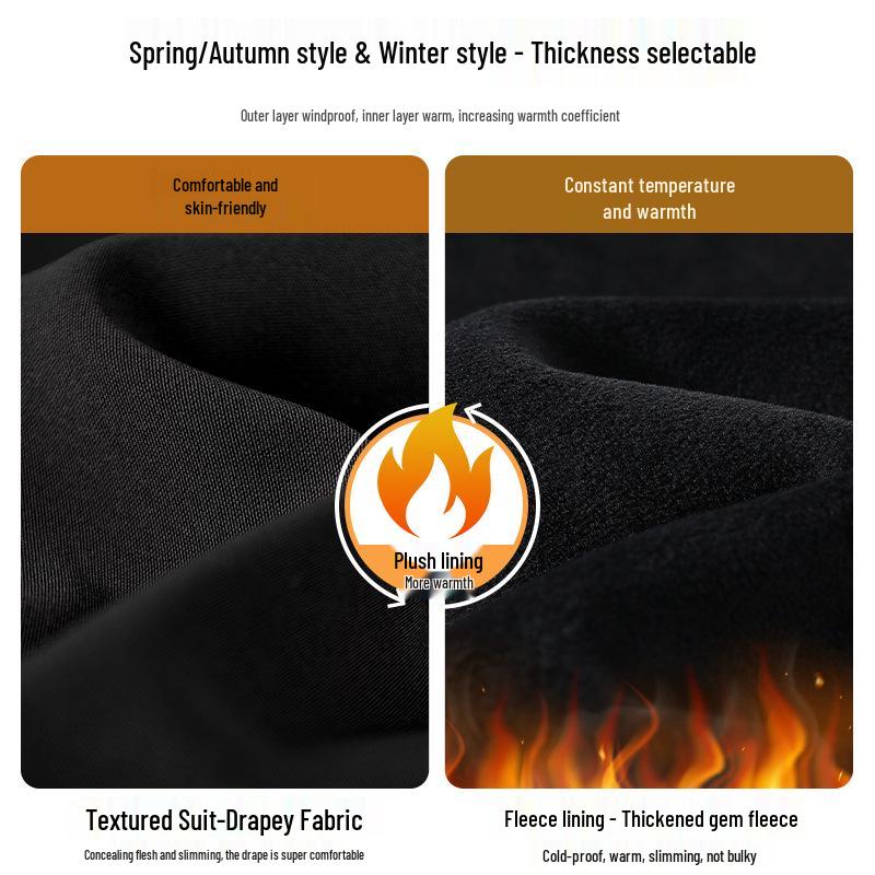 Женские черные брюки с высокой посадкой и широкими штанинами, 2025: Стройнящий, Драпированный, Повседневный, Весенне-осенний стиль