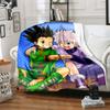 Hunter X Hunter Plush Blanket Soft Comfortable All Seasons Suitable Sofa Office Nap Travel Festive Gift Perfect Fans Anime Series