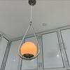 Unique Pendant Lamp, Glass Globe Pendant Lamp, Modern Long Chandelier, Décor Hanging Light, Dining Room Pendant, Decorative