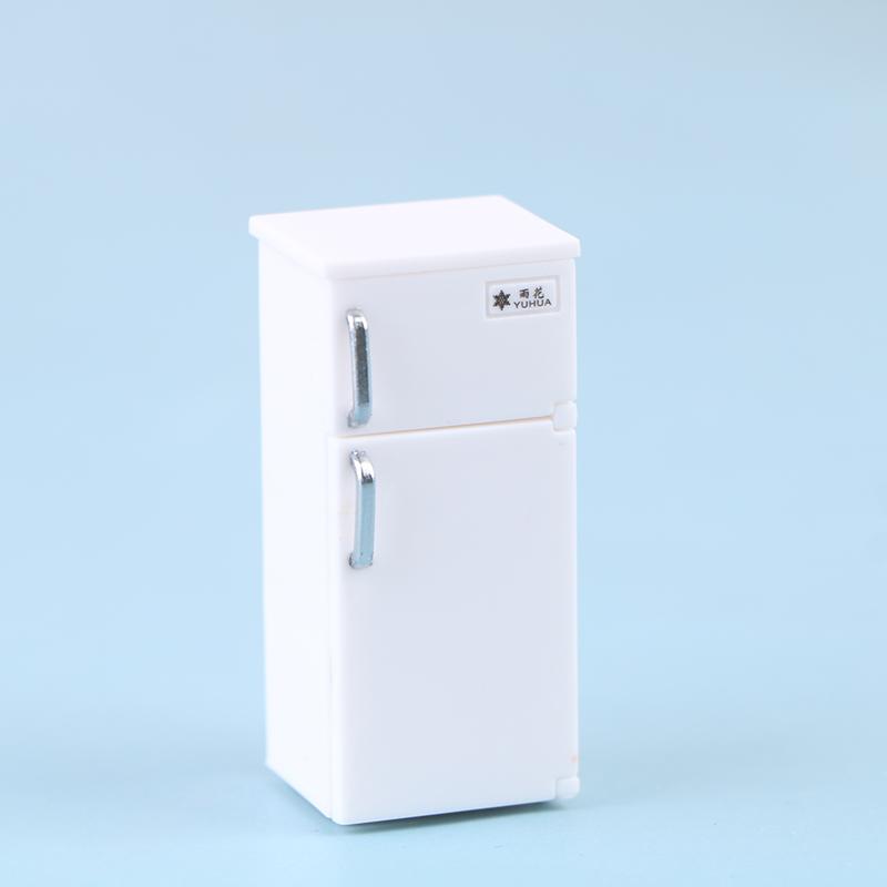 1 Pcs Dollhouse Home Furnishings Mini Color Plastic Refrigerator Model