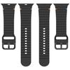 Силиконовый ремешок с волнистым узором: Совместим с Apple Watch Series 7/8/9/10, Цветная пряжка, Ультра сменный ремешок