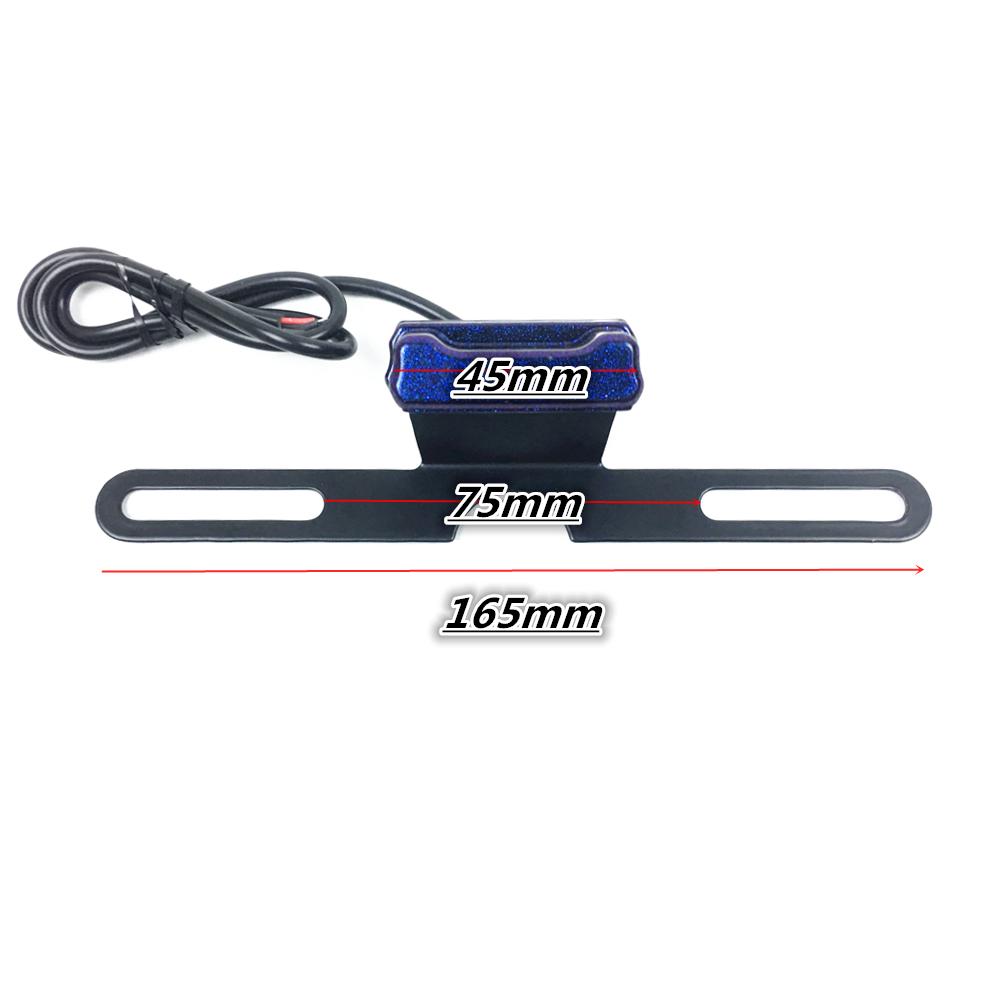 Универсальный светодиодный светильник номерного знака, аксессуары для мотоциклов для HONDA SUZUKI KAWASAKI DUCATI BMW, кронштейн для лампы с ЧПУ