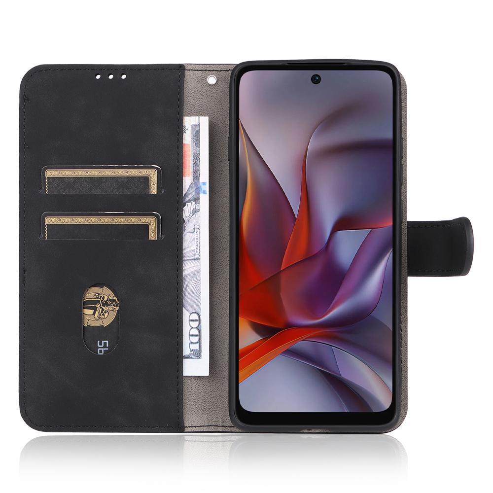 For Motorola Edge 60 Fusion 5G Leather Case Skin Feel Anti Drop Wallet Flip Phone Cover