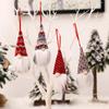 3/4PCS Christmas Gnome Elf Doll Pendant Xmas Tree Ornament Home Decor Merry Christmas Navidad Natal New Year 2025 Party Supplies