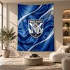Decorative Tapestry,Canterbury-Bankstown Bulldogs Printed Wall Art, Lightweight Wall Hanging For Bedroom Background