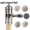 Kitchen Supplies Manual Noodle Maker Making Spaghetti Stainless Steel Fruits Juicer Press Pasta Machine With 5 Pressing Moulds