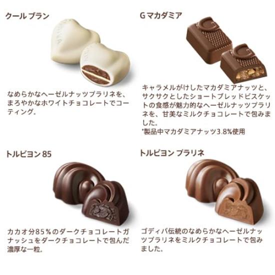 Ассортимент шоколадных подарочных сладостей Godiva Classic Gold Collection (ГОДИВА) (20 штук)