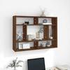 VidaXL Wall Shelf Brown Oak 75x16x55 Cm Engineered Wood 815845
