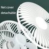 KASYDoFF USB Вентилятор для коляски с функцией power bank, Вентилятор-клипса, Портативный, 4 скорости, Тихий, Мини-настольный вентилятор с клипсой, Вращающийся на 720°, Аккумуляторный вентилятор