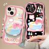 Applicable To Apple 15promax Mobile Phone Case IPhone 14/13 Cute Cartoon Stand 11/12 Silicone Xs Anti-fall