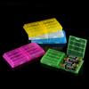 5 Colors Multifunctional Transparent Hard Plastic Case Holder Storage Box For AA AAA Battery