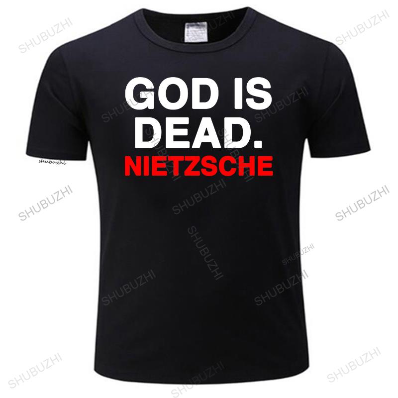 Vintage T Shirt For Unisex God Is Dead Nietzsche Cotton Tshirt Cotton Unisex Tshirt Fitnes Tee Fashion Teeshirt Homme Tops