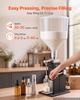 VEVOR Manual Filling Machine, 5-60 ml, 10 L Hopper, Paste Liquid Filler, for Water, Honey, Oil, Shampoo and Lotion, Anti-Drip Nozzle
